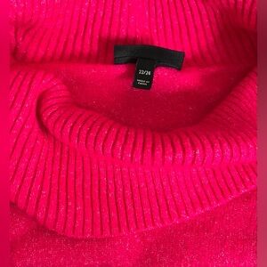 Lane Bryant Women’s Pink Cowl Neck Sweater, Long Sleeve; Size 22/24